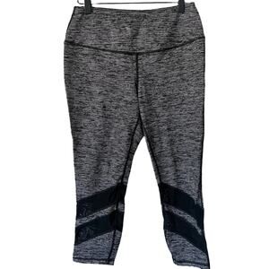 Torrid Active Space Dye Mesh Insert Moisture Wicking Cropped Leggings Womens Lrg